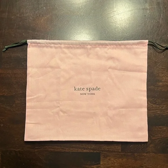 Kate Spade Pink Dust Bag, Approximately 13.5” wide x 11.5” tall - Picture 1 of 9